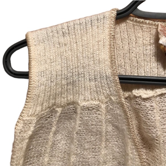 Wool/Mohair Sweater Vest - Picture 3 of 8